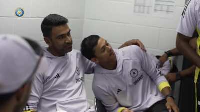 Dressing Room BTS | R Ashwin's parting words to Team India
