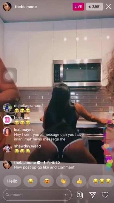 Y’all need to start fucking with her lives n screen recording em🎯