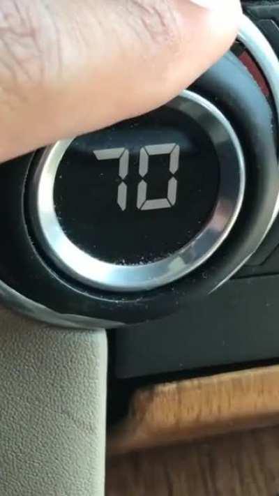 A car I was parking for a customer had no 69 option for the AC.