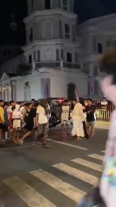 you crossed the line, mate