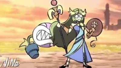 Piranha plant does a bite