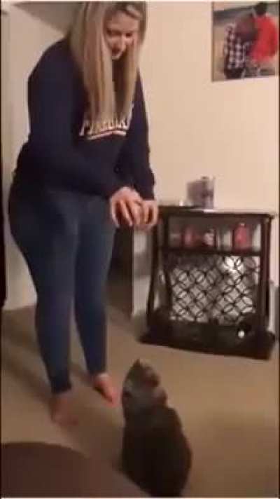 I found a Jedi using the force on her pussy.