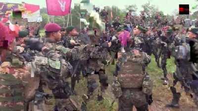 Eks LINUD MALINDO 2022: Malaysia-Indonesia elite military battle cry