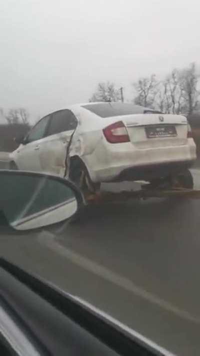 He promised he would get it back on the road, but he didn't say how…