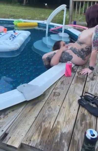 I couldn’t resist her pussy even though others were watching!