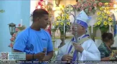 Arcebispo de Natal, Jaime Vieira Rocha, expondo sua homofobia ao vivo