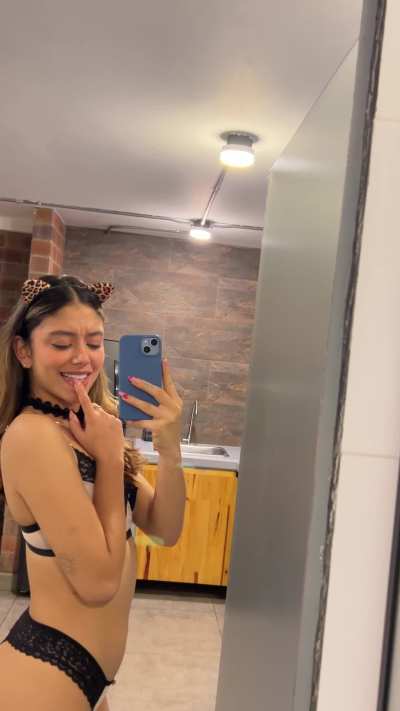 Would you pull my panties aside right away?