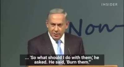 Netanyahu absolves Hitler of killing Jews, says a Muslim made him do it.