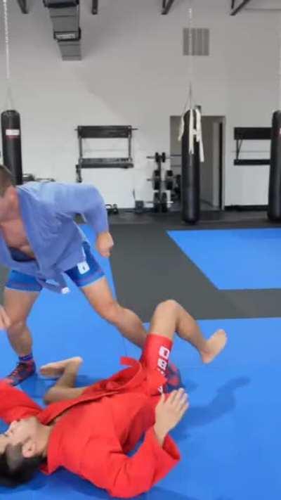 BJJ brown belt and Pro MMA fighter Jeff Chan trains with an ex sambo world champion.