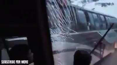 Lunatic sociopath bus driver