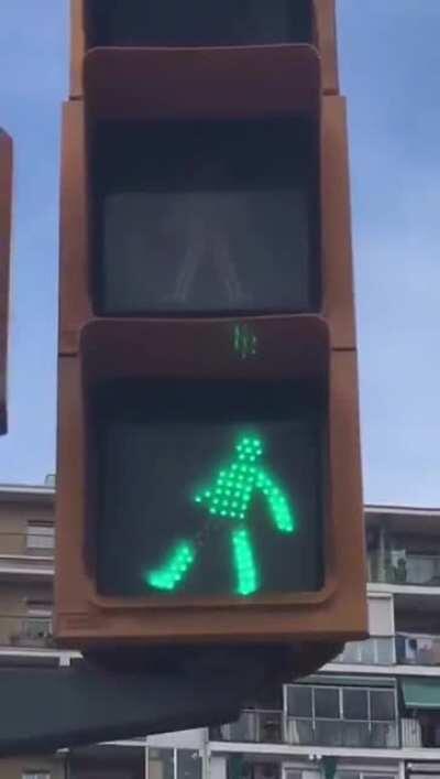 A little weird traffic light