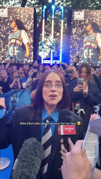Billie talking about us🥹