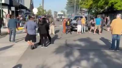 As ICE descends on a San Diego Italian restaurant in unmarked cars and starts grabbing workers, the community takes to the streets in protest