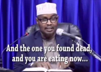 Sheikh says you should kill and eat apostates