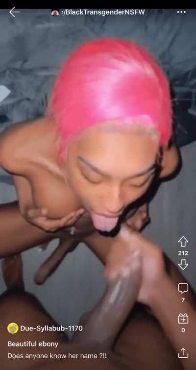 Proof that if you have a big dick you can top a big dick shemale