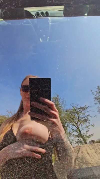 Almost got caught, a guy came out of the next car