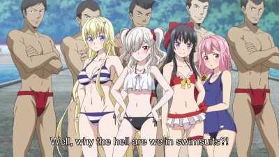 Equal opportunity fanservice episode [Senyoku no Sigrdrifa]