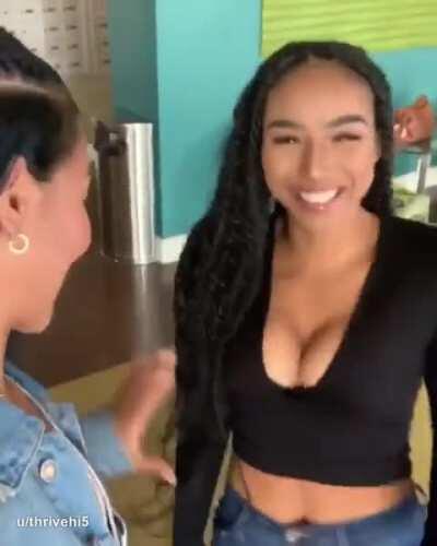 Happy in the beginning, Embarrassed at the end