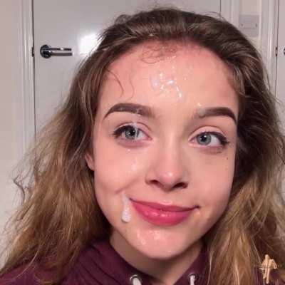 She Is Even Cuter With Cum On Her Face