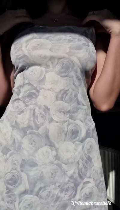 This is the perfect dress...for your floor