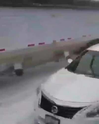 This is why driving on snow is so scary.