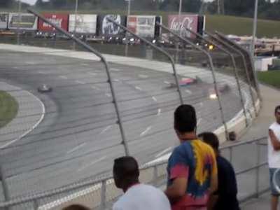 Daria Franchitti flips at Kentucky Speedway in 2007 amateur