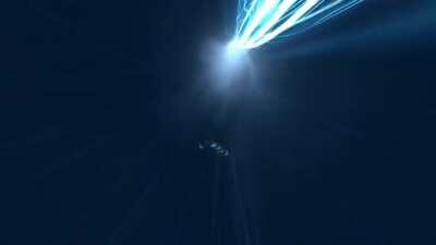 The most beautiful flight path in all of WoW: Shadowlands.