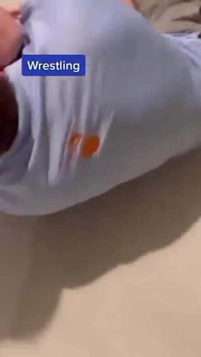 This baby's journey to a dead-hang