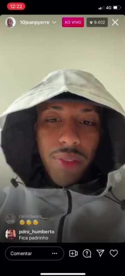 Vídeo do Jean Pyerre sobre ele supostamente estar forçando sua saída do Grêmio