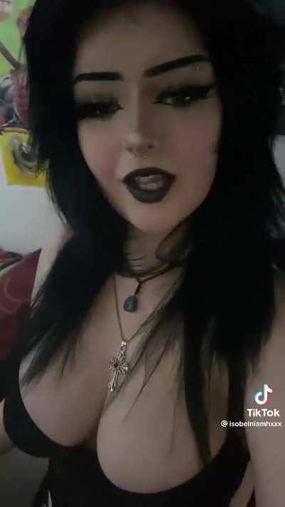 Big boobs emo girl
