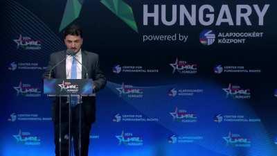 Excelente discurso de Agustín Romo en Hungría.