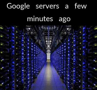 Entire Google network went down