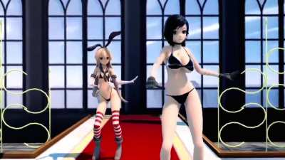 Shimakaze & RWBY - Burenai Ai De [MMD R15]