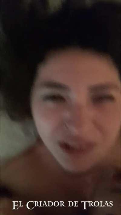 She doesn't want me to ruin her makeup lol