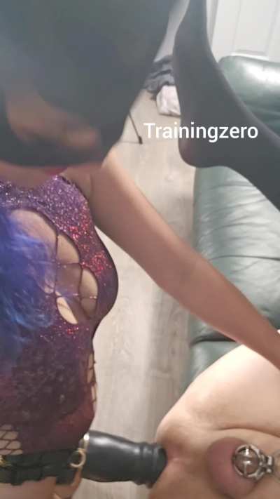 Spreading his boy pussy