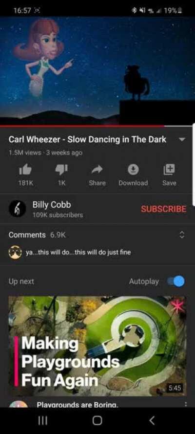 Carl has a beautiful voice