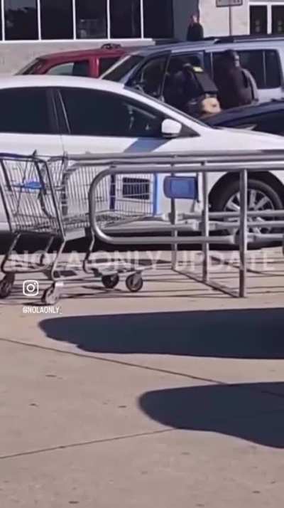 ICE and DEA violently abducted a women from a Walmart parking lot in Kenner, LA. You can hear her child screaming as the agents beat her. (11/13/25)