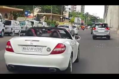 You can buy a luxury car, but not civic sense.