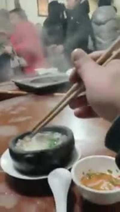 The Dude taking the video is a legend. So calm.