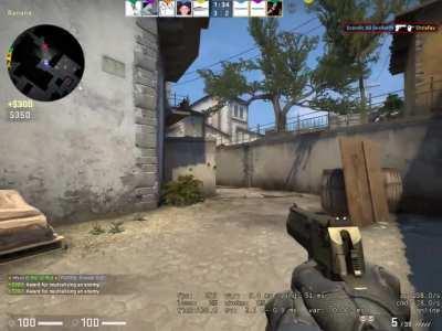 3rd shot was pure luck... 5k deagle