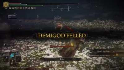 In all the times I've faced Malenia whether as a Host or as a summon, that is the first time this ever happened.