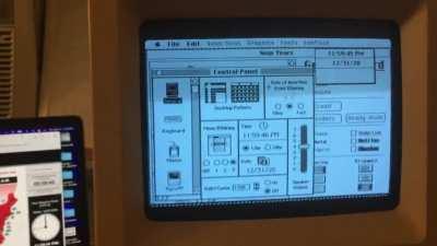 Countdown to 2021 on my 1988 Macintosh SE