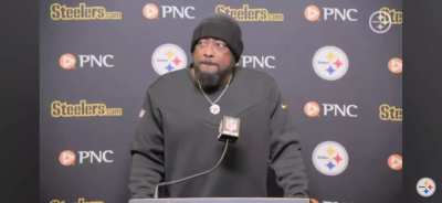 Tomlin on JPJ's penalties vs. Cinci: Tee Higgins is a goon. You cannot let a big dude like that beat you up. You gotta match the fire with the fire. You hope that you do it clean enough [...] We'll keep working but [we're not] gonna let that guy goon us.