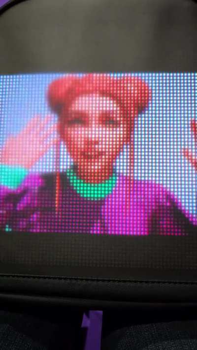 LED bag with Miko gifs