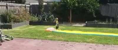 No really sure what he was going for here....