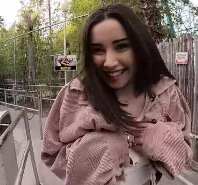 Aria Lee Tiny Titty Flash