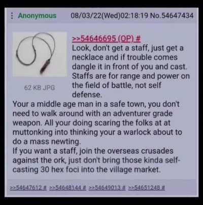 The right to keep and bear staffs