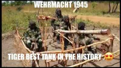 there was supposed to be tiger III but erwin rommel said its too cruel weapon for such proffesional army and canceled the project