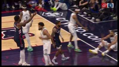 [Highlight] Joel Embiid signals for a flop by Rudy Gobert to refs