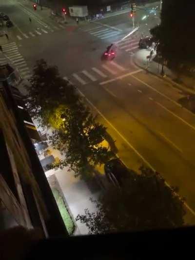 Drive By with fireworks